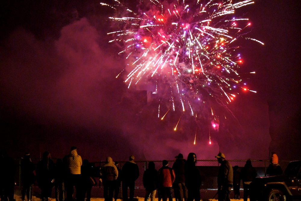 New Year Gorham Rings in 2022 with Fireworks The Gorham Times